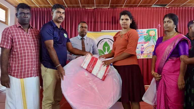 Disability support project for 125 families in Vellaveli Batticaloa