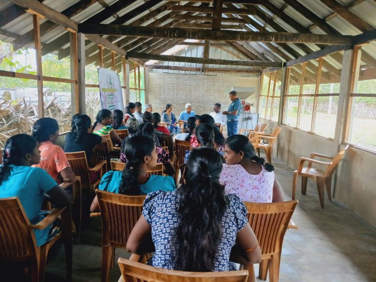 Donors visit Kalvilan Mothers Club to see impact firsthand