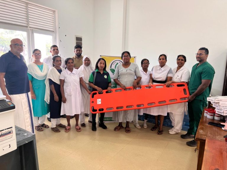 donate medical equipment to sri lanka