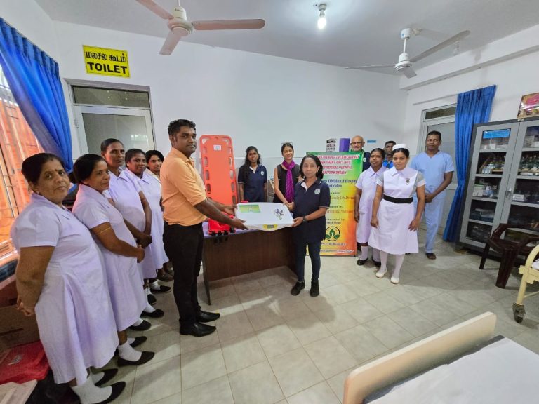 medical equipment donations sri lanka