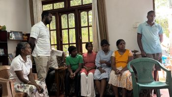 discussions with cyclone-affected communities
