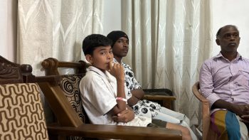 children who lost parents in cyclone ditwah sri lanka