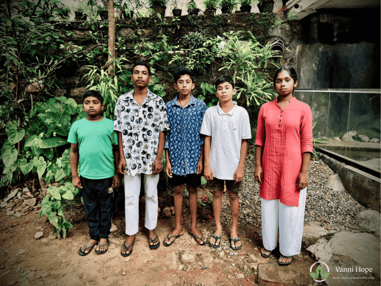 Children affected by Cyclone Ditwah receiving education sponsorship support through Vanni Hope in Sri Lanka