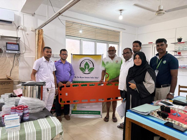 Emergency medical equipment provided to strengthen Emergency Treatment Units at government hospitals in the Ampara District by Vanni Hope