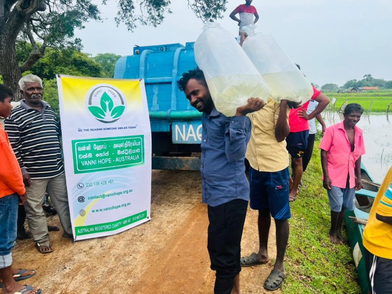 cyclone livelihood recovery Sri Lanka, inland fishing support Trincomalee, fishing families cyclone recovery, post-disaster livelihood restoration, cyclone Ditwah recovery projects