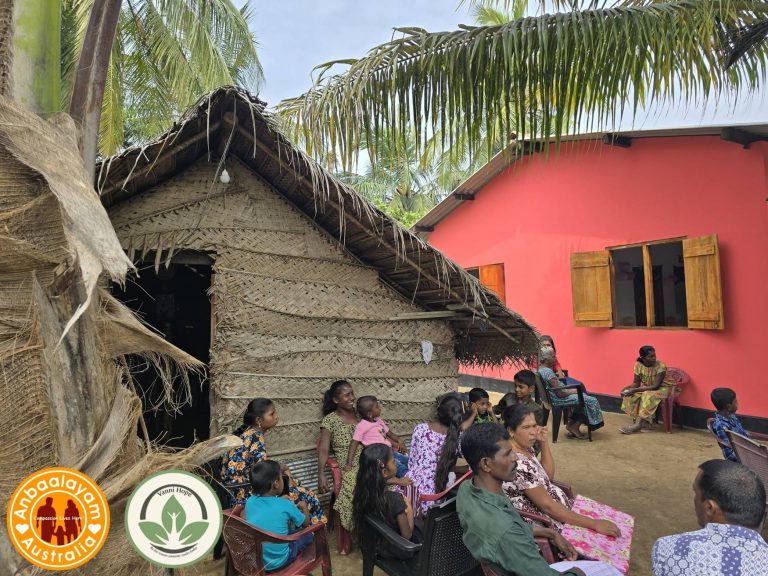 Shelter for Life permanent houses completed in Nasivanthivu Valaichchenai Batticaloa by Vanni Hope and Anbaalayam