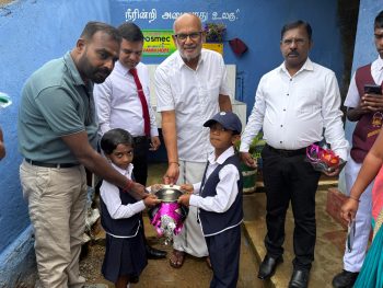 Badulla school water project, tubewell installation Sri Lanka, clean water for students, school sanitation facilities, BD ST James Tamil Vidyalayam, Vanni Hope water project, SMEC Foundation support, student hygiene initiative, rural school water access, Hali Ela education support