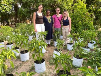 Vanni Hope field visit to home garden project in Muttur