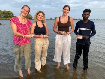 Australian visitors meeting Ilakanthai Rural Fishermen’s Organisation
