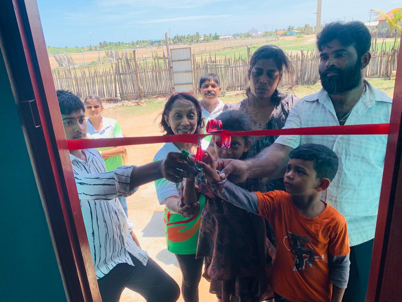 permanent housing Mannar, housing support Sri Lanka, Emilnagar housing project, Mannar housing assistance, permanent home Sri Lanka, sanitary toilet Mannar, family housing support, community development Mannar, Vanni Hope housing project, Engineers Charity Fund Australia