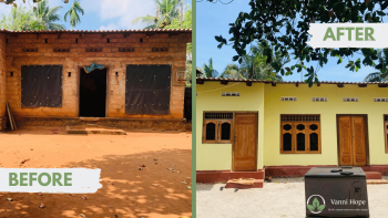 Before and after vanni hope fixed this sri lankan family's house