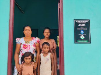 Vanni Hope, Shelter for Life, Permanent Housing, Safe Housing, Kinniya, Aalankerny, Trincomalee, Woman Headed Family, Engineers Charity Fund Australia, Community Development, Housing Support, Sri Lanka